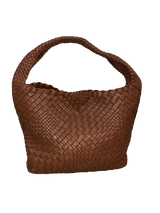 Ghilbi Italian Leather Medium Handwoven Bag