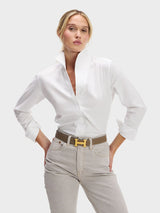 Sarah Alexandra Signature Shirt in Snow Angel