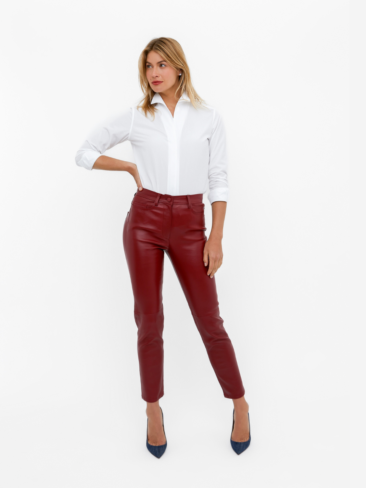Sarah Alexandra Signature Shirt in The Right White