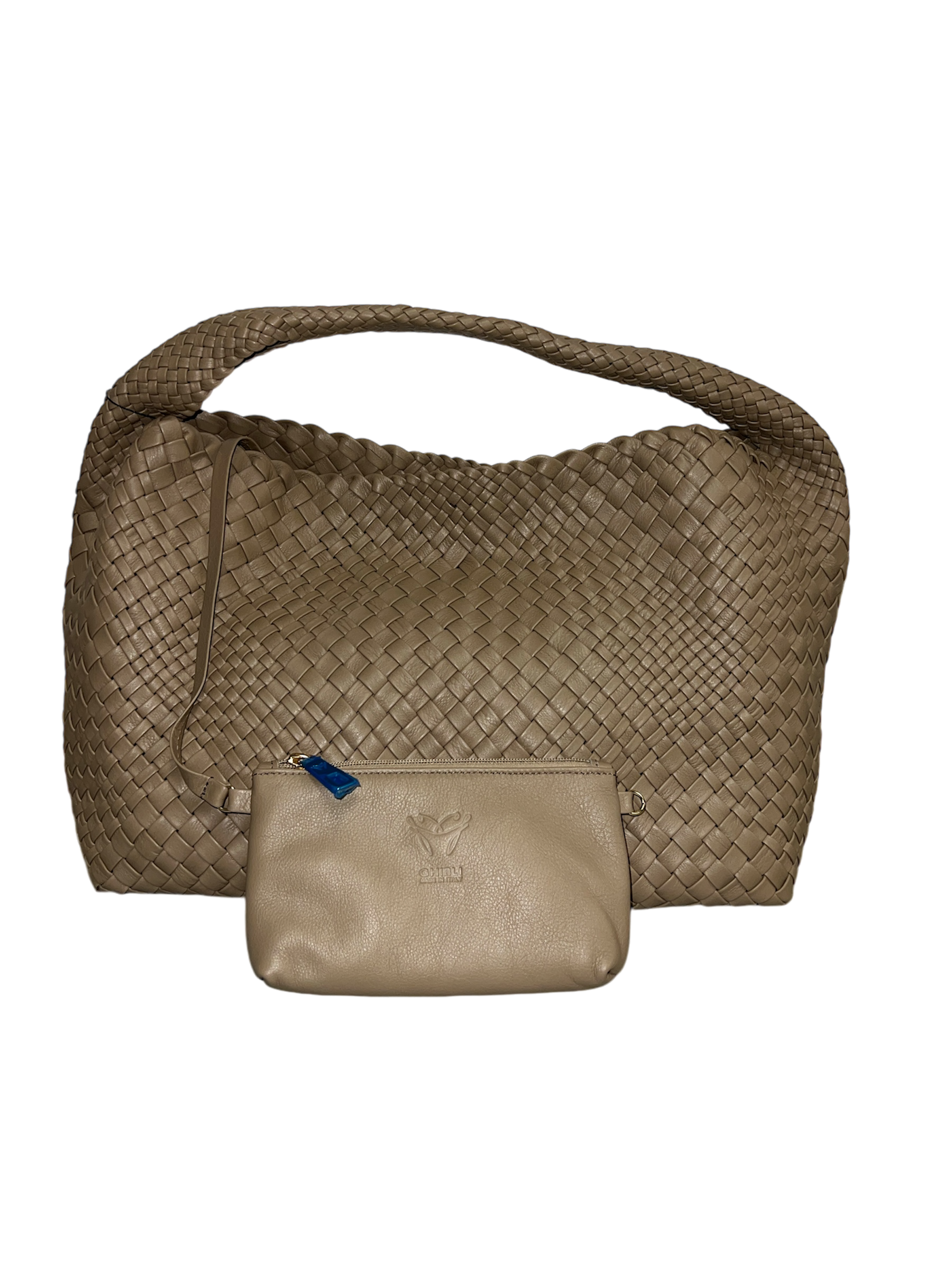 Italian Leather Large Handwoven Bag