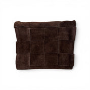 Italian Suede Jigsaw Clutch/Crossbody