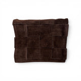 Italian Suede Jigsaw Clutch/Crossbody