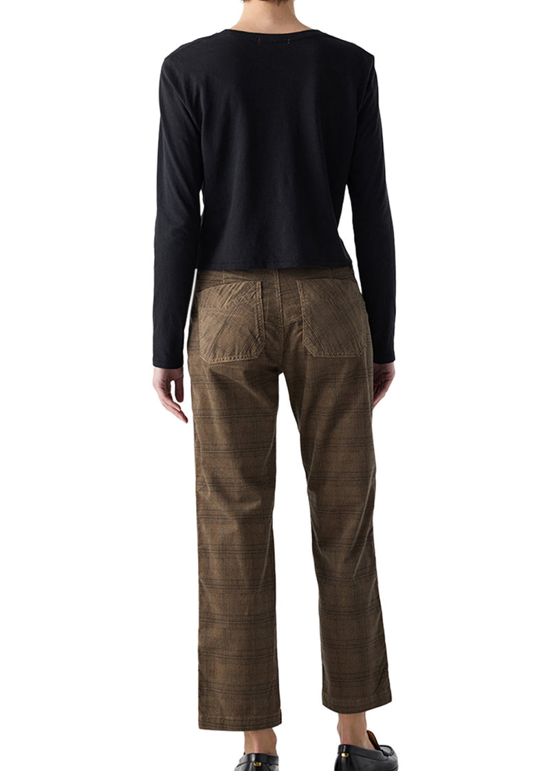 AMODenimLillianPrintedPlaidCorduroyPantinDarkSandfullrcropped.jpg