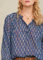 M.A.B.E. Ari Print Long Sleeve Top