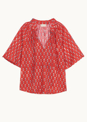 M.A.B.E. Ari Print Gathered Top