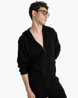 ATM Men's Cashmere Zip Up Hoodie