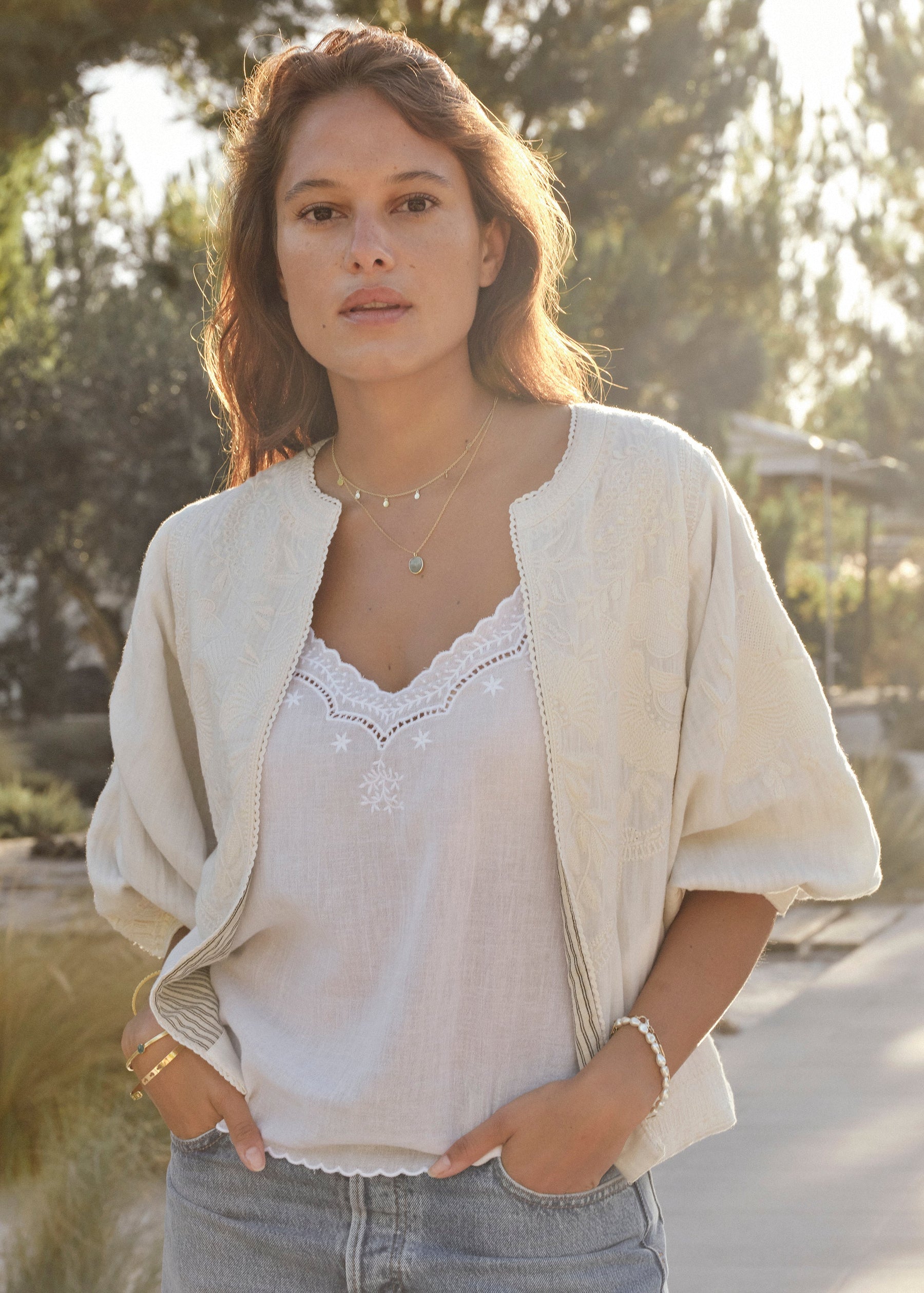 M.A.B.E. Averi Embroidered Jacket