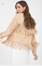 Jakett Annie Distressed Leather Jacket