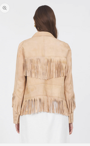 Jakett Annie Distressed Leather Jacket