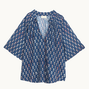 M.A.B.E. Ari Print Short Sleeve Top