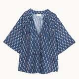 M.A.B.E. Ari Print Short Sleeve Top
