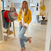 Kerri Rosenthal Mia Ruffle Shirt in White