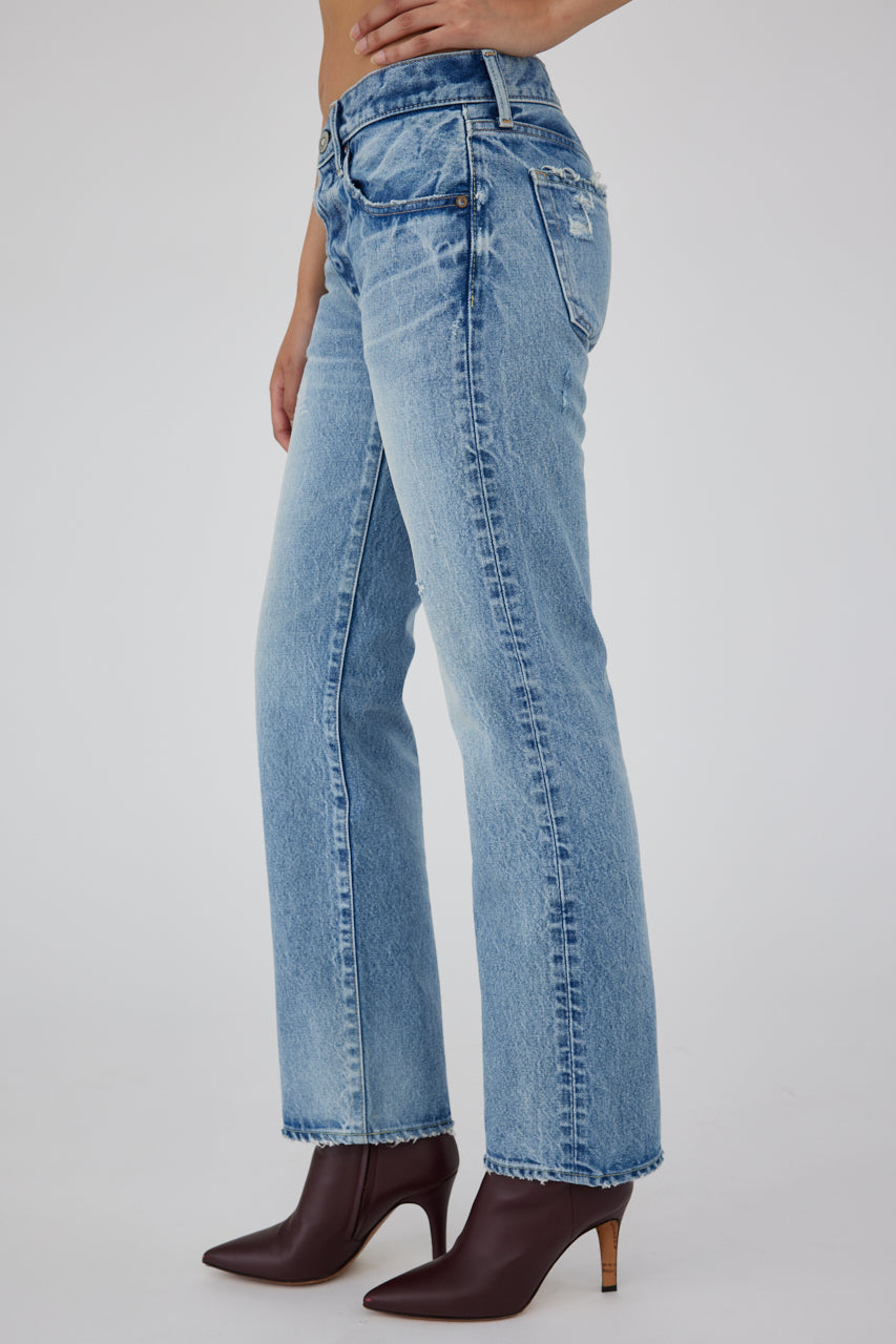 Moussy Vintage Bostonia Low Rise Straight Jean