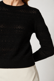 Kokun Pointelle Stitch Crew