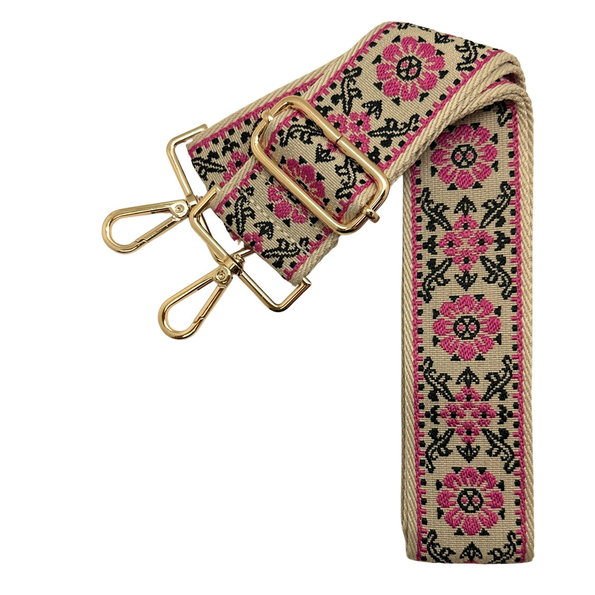 Adjustable Canvas Bag Strap in Blossom