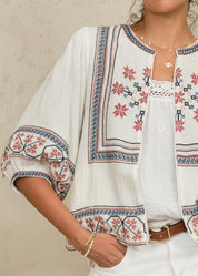M.A.B.E. Calista Embroidered Jacket