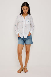 Rails Charli Shirt in Bluebell Carnations
