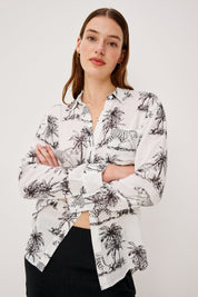Rails Charli Shirt in Ivory Bengal