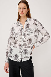 Rails Charli Shirt in Ivory Bengal