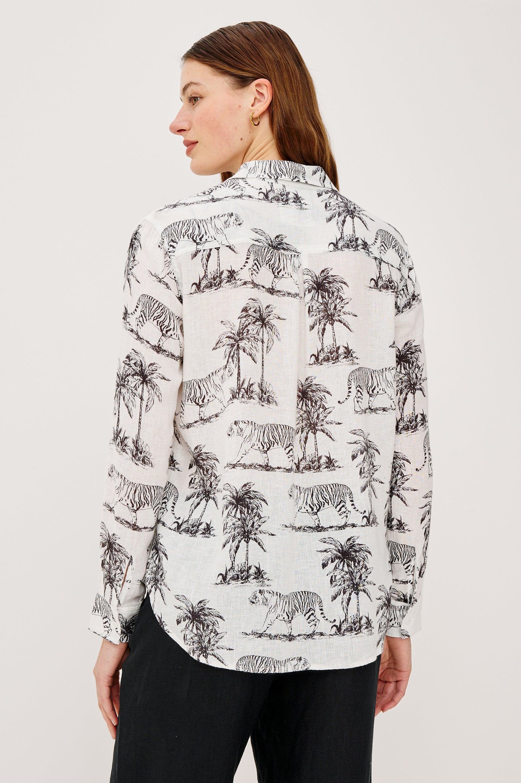 Rails Charli Shirt in Ivory Bengal