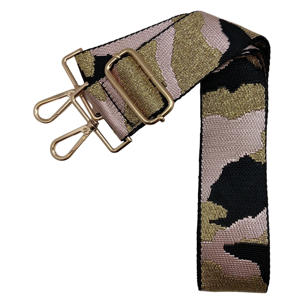 Adjustable Bag Strap in Metallic Camo