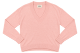 White + Warren Varsity Cotton V-Neck