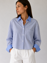 Rag & Bone Marin Striped Combo Shirt