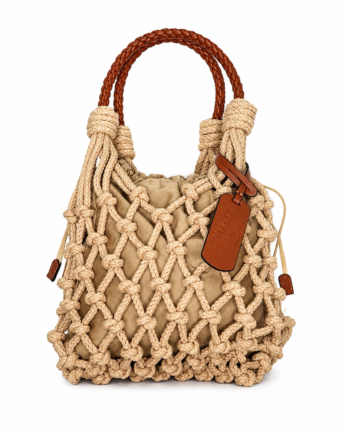 FFBS Braided Rope Bucket Bag