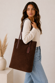 FFBS Minamalist Suede Tote Bag