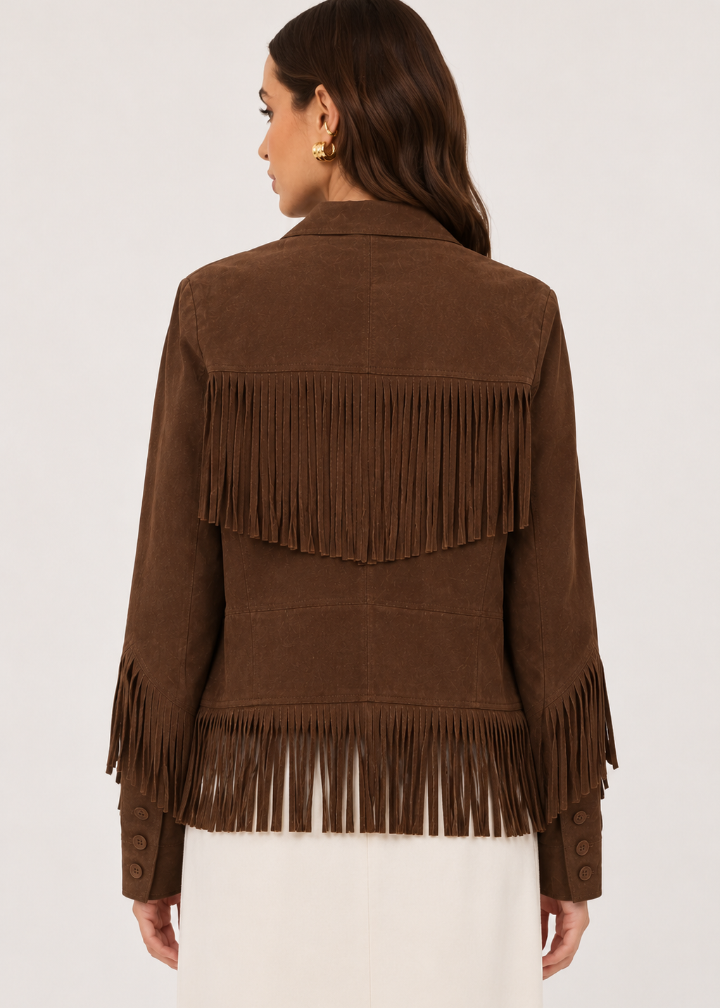 Jakett Annie Distressed Suede Jacket