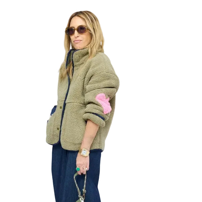 Kerri Rosenthal Coze Magoze Jacket in Army Green