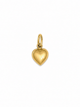 Vintage 14KT Gold Puff Heart Charm