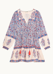 M.A.B.E. Della Print L/S Sun Dress