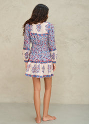 M.A.B.E. Della Print L/S Sun Dress