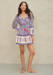 M.A.B.E. Della Print L/S Sun Dress