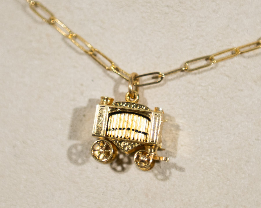 Vintage Circus Train Car Charm