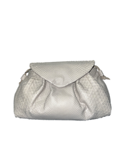 Ghilbi Italian Leather Python Clutch