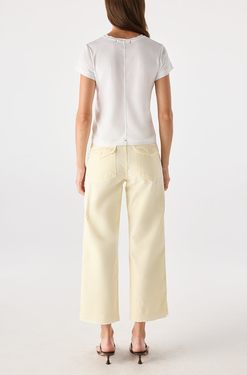 AMO Easy Army Slouch Crop in Blondie