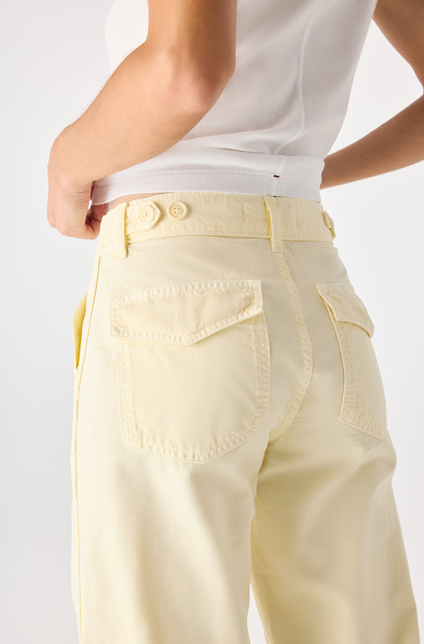 AMO Easy Army Slouch Crop in Blondie