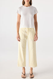 AMO Easy Army Slouch Crop in Blondie