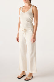 AMO Easy Drawstring Slouch Crop