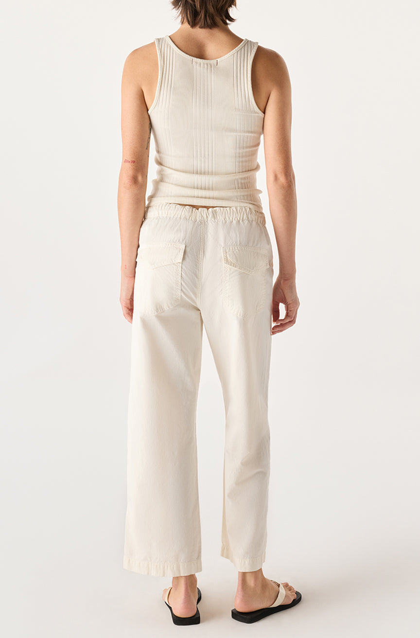 AMO Easy Drawstring Slouch Crop