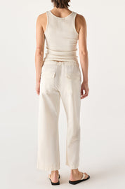 AMO Easy Drawstring Slouch Crop