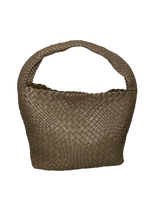 Ghilbi Italian Leather Medium Handwoven Bag