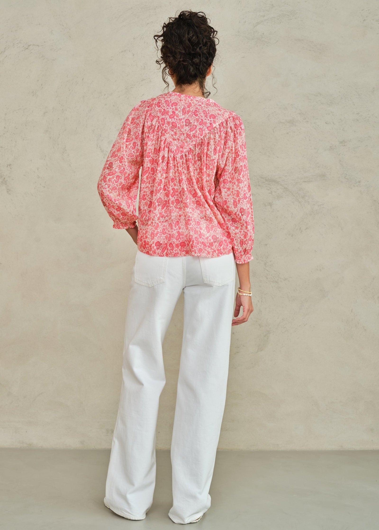 M.A.B.E. Esti Print Long Sleeve Top