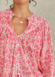 M.A.B.E. Esti Print Long Sleeve Top