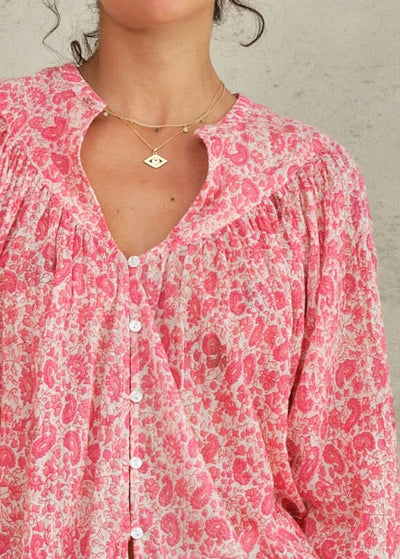 M.A.B.E. Esti Print Long Sleeve Top