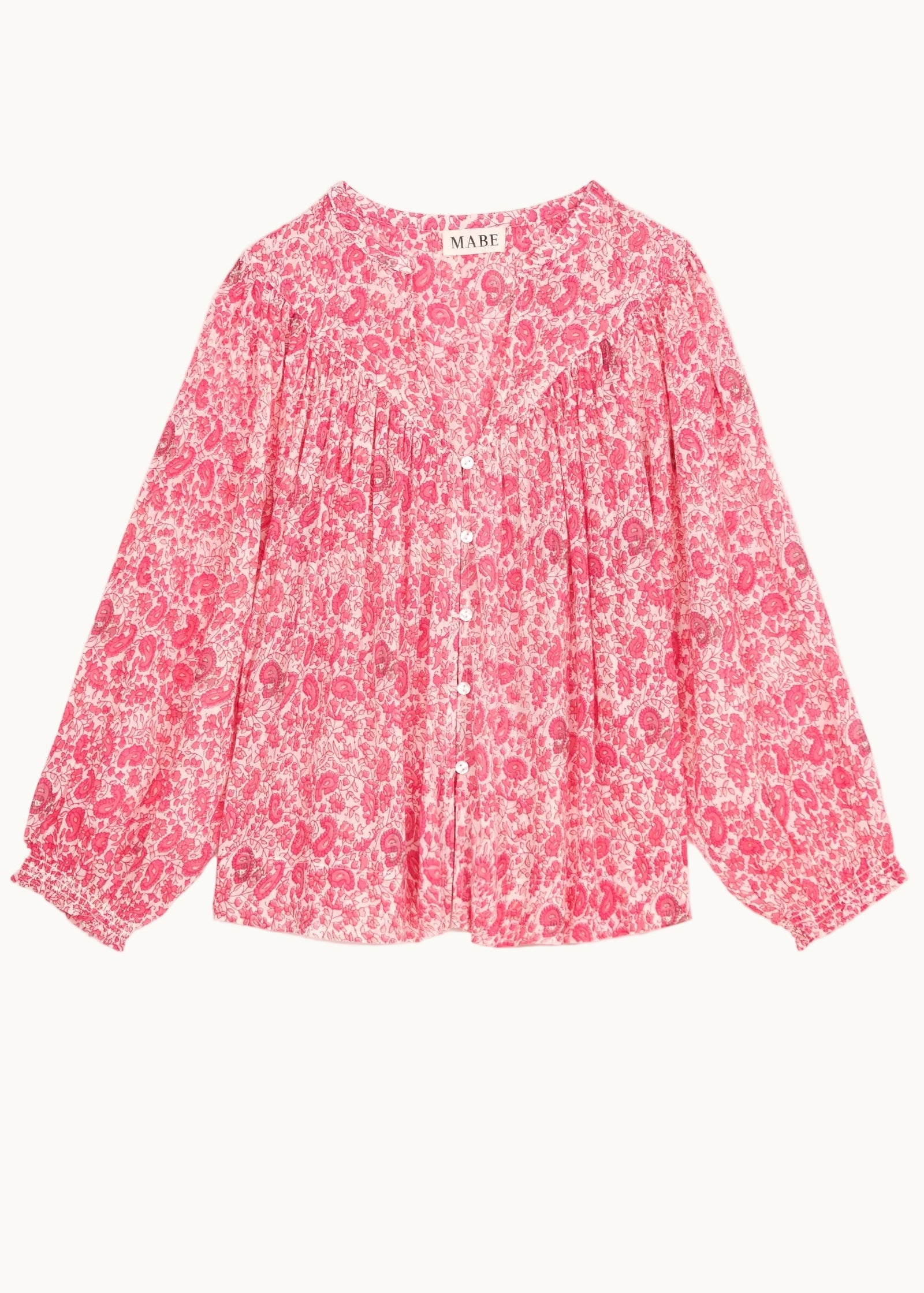 M.A.B.E. Esti Print Long Sleeve Top