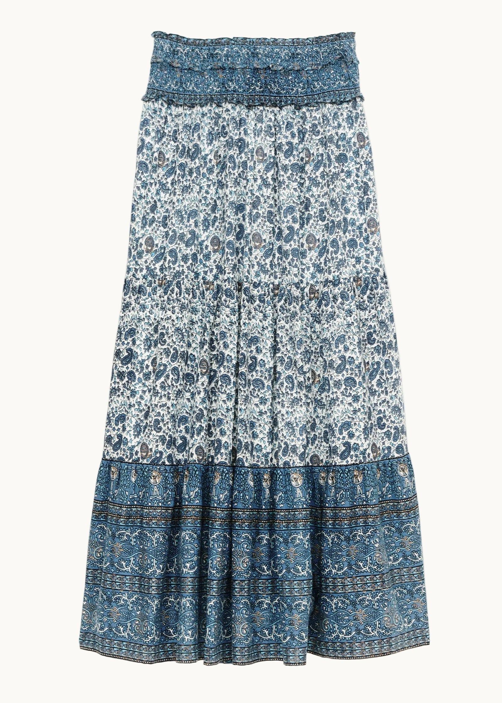 M.A.B.E. Esti Print Maxi Skirt