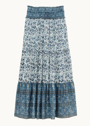 M.A.B.E. Esti Print Maxi Skirt